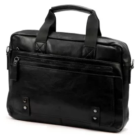   BRICIOLE BC1272 fekete férfi laptoptáska, oldaltáska 40 x 30 x 8 cm