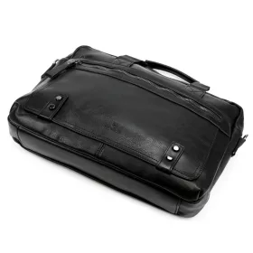   BRICIOLE BC1272 fekete férfi laptoptáska, oldaltáska 40 x 30 x 8 cm