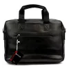 BRICIOLE BC1272 fekete férfi laptoptáska, oldaltáska 40 x 30 x 8 cm
