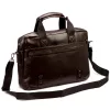 BRICIOLE BC1272 barna férfi laptoptáska, oldaltáska 40 x 30 x 8 cm