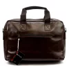 BRICIOLE BC1272 barna férfi laptoptáska, oldaltáska 40 x 30 x 8 cm