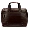 BRICIOLE BC1272 barna férfi laptoptáska, oldaltáska 40 x 30 x 8 cm
