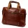BRICIOLE BC1272 konyakbarna férfi laptoptáska, oldaltáska 40 x 30 x 8 cm