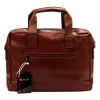 BRICIOLE BC1272 konyakbarna férfi laptoptáska, oldaltáska 40 x 30 x 8 cm