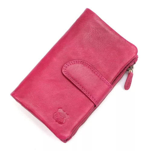 Route 66 CBL2225-GWS magenta női bőr pénztárca 10 x 16 x 3.5 cm