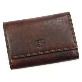  Route 66 CBL2440-GWS női barna bőr pénztárca 15 x 11 x 3.8 cm
