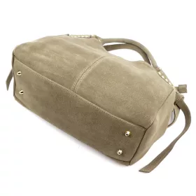   Luka 26-037 taupe női bőr kézitáska, oldaltáska 35 x 23 x 15 cm