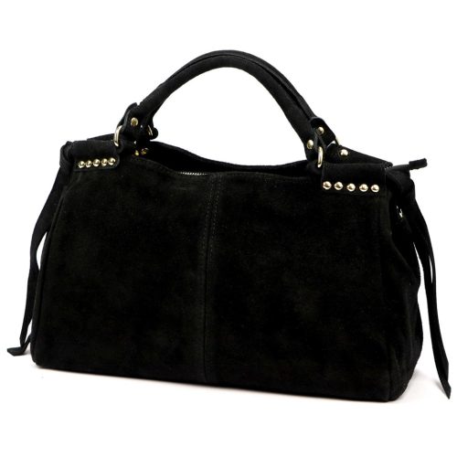 Luka 26-037 fekete női bőr kézitáska, oldaltáska 35 x 23 x 15 cm