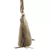 Luka 26-030 taupe női velúr bőr válltáska, oldaltáska 28 x 28 x 15 cm