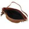 Luka 26-030 barna  női velúr bőr válltáska, oldaltáska 28 x 28 x 15 cm