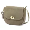 Luka 26-040 taupe női velúr bőr oldaltáska 23 x 20 x 10 cm