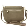Luka 26-040 taupe női velúr bőr oldaltáska 23 x 20 x 10 cm