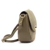 Luka 26-040 taupe női velúr bőr oldaltáska 23 x 20 x 10 cm
