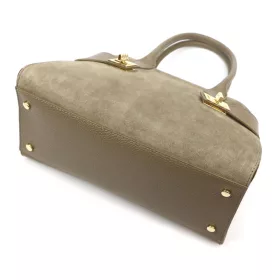 Luka 26-006 taupe női bőr válltáska 32 x 22 x 16 cm