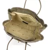 Camilla PREMIUM 10.004 taupe női bőr válltáska 37 x 24 x 14 cm