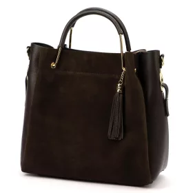   Luka 26-047 barna női bőr kézitáska, oldaltáska  32 x 30 x 15 cm