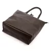 Patrizia 27-002 Z sötétbarna női bőr válltáska, shopper 39 x 36 x 14 cm