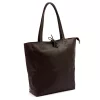 Patrizia 27-002 Z sötétbarna női bőr válltáska, shopper 39 x 36 x 14 cm