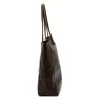Patrizia 27-002 Z sötétbarna női bőr válltáska, shopper 39 x 36 x 14 cm