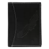 Money Kepper CDD 5601 BIRD fekete férfi bőr pénztárca, sas motívummal10 x 13 x 2.5 cm