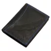 Money Kepper CDD 5601 BIRD fekete férfi bőr pénztárca, sas motívummal 10 x 13 x 2.5 cm