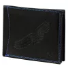 Money Kepper CDD 5600 BIRD fekete férfi bőr pénztárca, sas mintával 12.5 x 10 x 2.5 cm