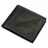 Money Kepper CDD 5600 BIRD fekete férfi bőr pénztárca, sas mintával 12.5 x 10 x 2.5 cm