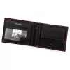 Money Kepper CDD 5600 BIKE fekete-piros férfi bőr pénztárca 12.5 x 10 x 2.5 cm