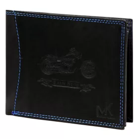   Money Kepper CDD 5600 BIKE fekete férfi bőr pénztárca 12.5 x 10 x 2.5 cm