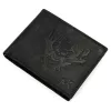 Money Kepper CDD 5600 WILD WEST fekete férfi bőr pénztárca, Western motívummal 12.5 x 10 x 2.5 cm