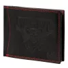 Money Kepper CDD 5600 WILD WEST fekete-piros férfi bőr pénztárca, Western motívummal 12.5 x 10 x 2.5 cm