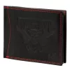 Money Kepper CDD 5600 WILD WEST fekete-piros férfi bőr pénztárca, Western motívummal 12.5 x 10 x 2.5 cm
