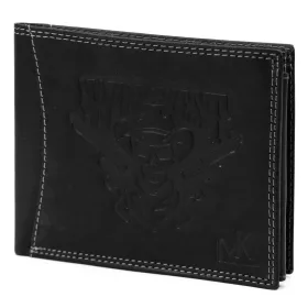   Money Kepper CDD 5600 WILD WEST fekete férfi bőr pénztárca, Western mintával 12.5 x 10 x 2.5 cm