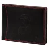 Money Kepper CDD 5600 EAGLE fekete-piros férfi bőr pénztárca, sas motívummal 12.5 x 10 x 2.5 cm
