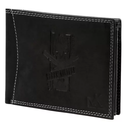 Money Kepper CDD 5600 REBEL VINTAGE fekete férfi bőr pénztárca 12.5 x 10 x 2.5 cm