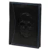 Money Kepper CDD 5601 SKULL fekete férfi bőr pénztárca, koponya motívummal 10 × 13 × 2,5 cm