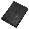 Money Kepper CDD 5601 EAGLE fekete férfi bőr pénztárca, sas motívummal 10 × 13 × 2,5 cm