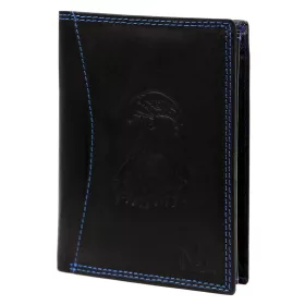   Money Kepper CDD 5601 EAGLE fekete férfi bőr pénztárca, sas motívummal 10 × 13 × 2,5 cm