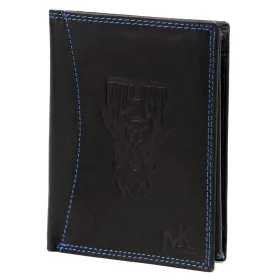   Money Kepper CDD 5601 WILD WEST fekete férfi bőr pénztárca 10 × 13 × 2,5 cm