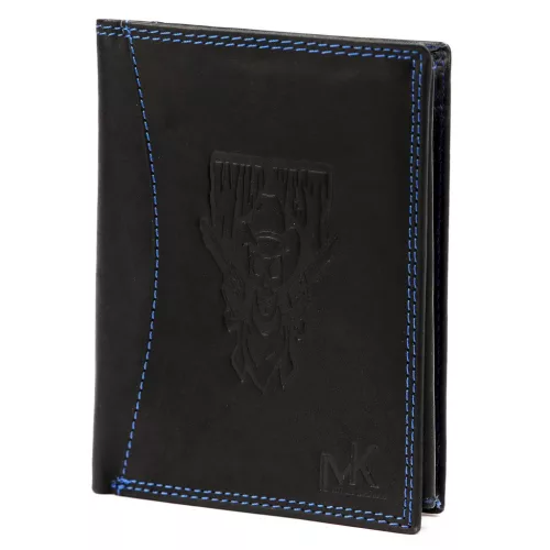 Money Kepper CDD 5601 WILD WEST fekete férfi bőr pénztárca 10 × 13 × 2,5 cm