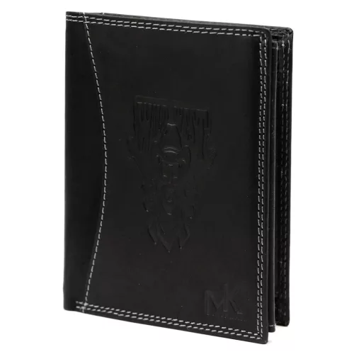 Money Kepper CDD 5601 WILD WEST fekete férfi bőr pénztárca 10 × 13 × 2,5 cm