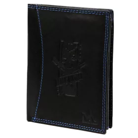   Money Kepper CDD 5601 REBEL VINTAGE fekete férfi bőr pénztárca 10 x 13 x 2.5 cm