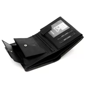   Money Kepper CDD 5601B WILD WEST fekete férfi bőr pénztárca 10.5 x 13 x 2.5 cm