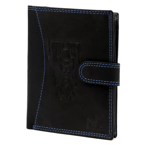 Money Kepper CDD 5601B WILD WEST fekete férfi bőr pénztárca 10.5 x 13 x 2.5 cm