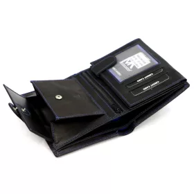   Money Kepper CDD 5601B WILD WEST fekete férfi bőr pénztárca 10.5 x 13 x 2.5 cm