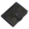 Money Kepper CDD 5601B WILD WEST fekete férfi bőr pénztárca 10.5 x 13 x 2.5 cm