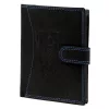 Money Kepper CDD 5601B WILD WEST fekete férfi bőr pénztárca 10.5 x 13 x 2.5 cm