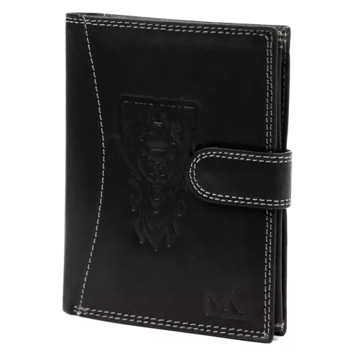 Money Kepper CDD 5601B WILD WEST fekete férfi bőr pénztárca 10.5 x 13 x 2.5 cm