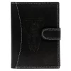 Money Kepper CDD 5601B WILD WEST fekete férfi bőr pénztárca 10.5 x 13 x 2.5 cm