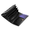 Luxury 892 kisméretű, fekete női bőr pénztárca 12 x 9 x 3.5 cm